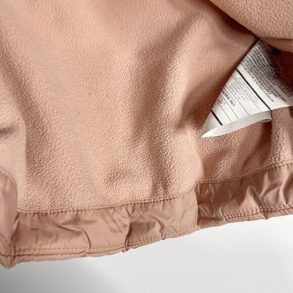 Spyder Girls Small 7 Light Pink Clara Short Puffer Jacket Misty Rose Hooded - Picture 5 of 12